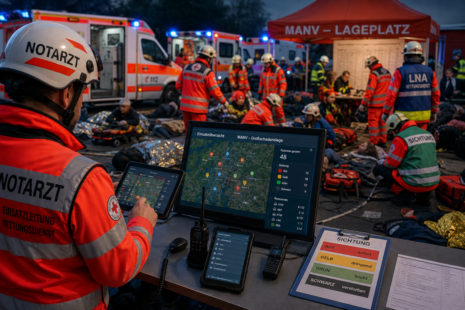 Rettungsdienst im Einsatz